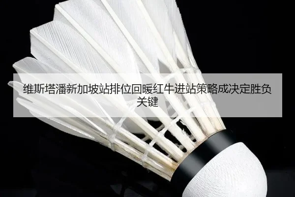 维斯塔潘新加坡站排位回暖红牛进站策略成决定胜负关键